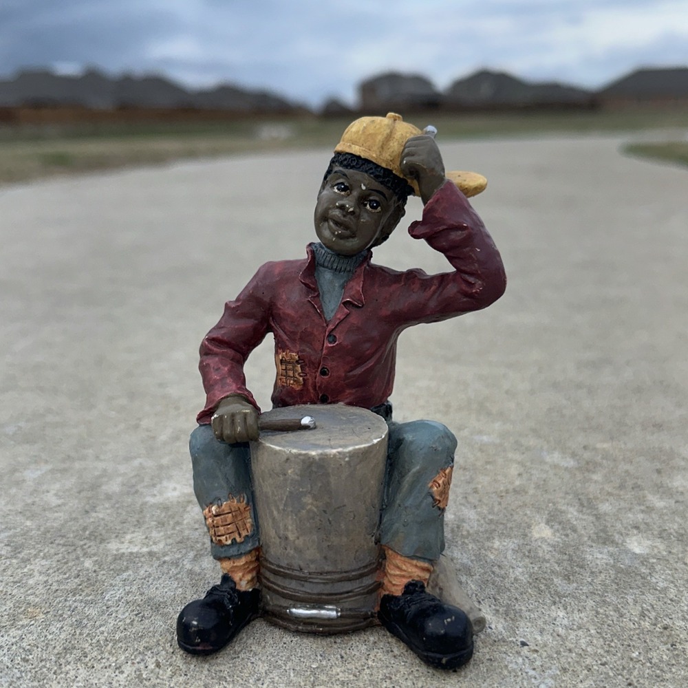 VTG Black Americana Street Musician 1990's by OHIO whole sale